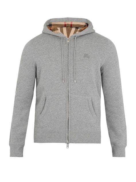 burberry men's zip up hoodie